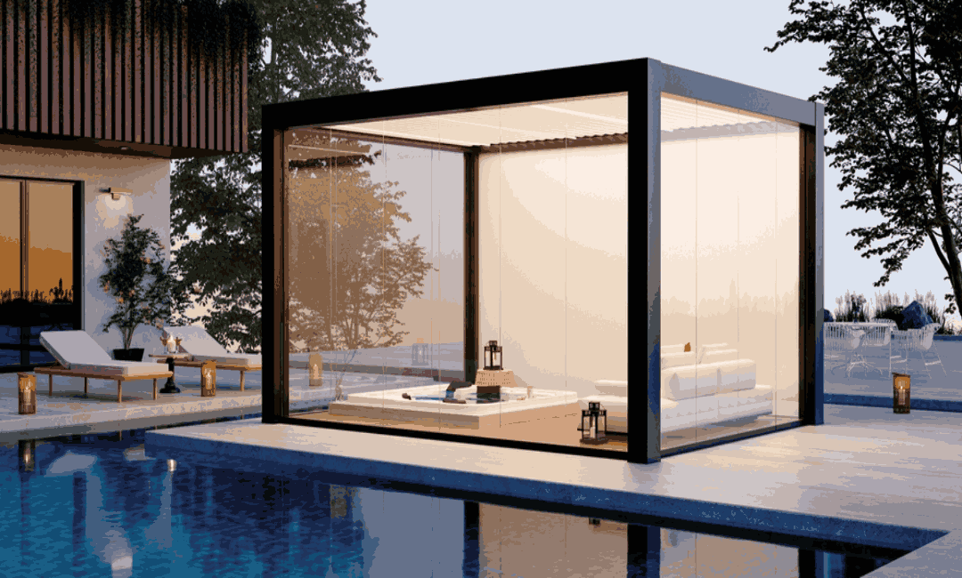 Vorhangs mit Reißverschluss